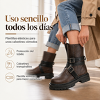 Anamartinezmadrid Leire | Botines con Plataforma, Tacón Ancho y Doble Hebilla – photo 4