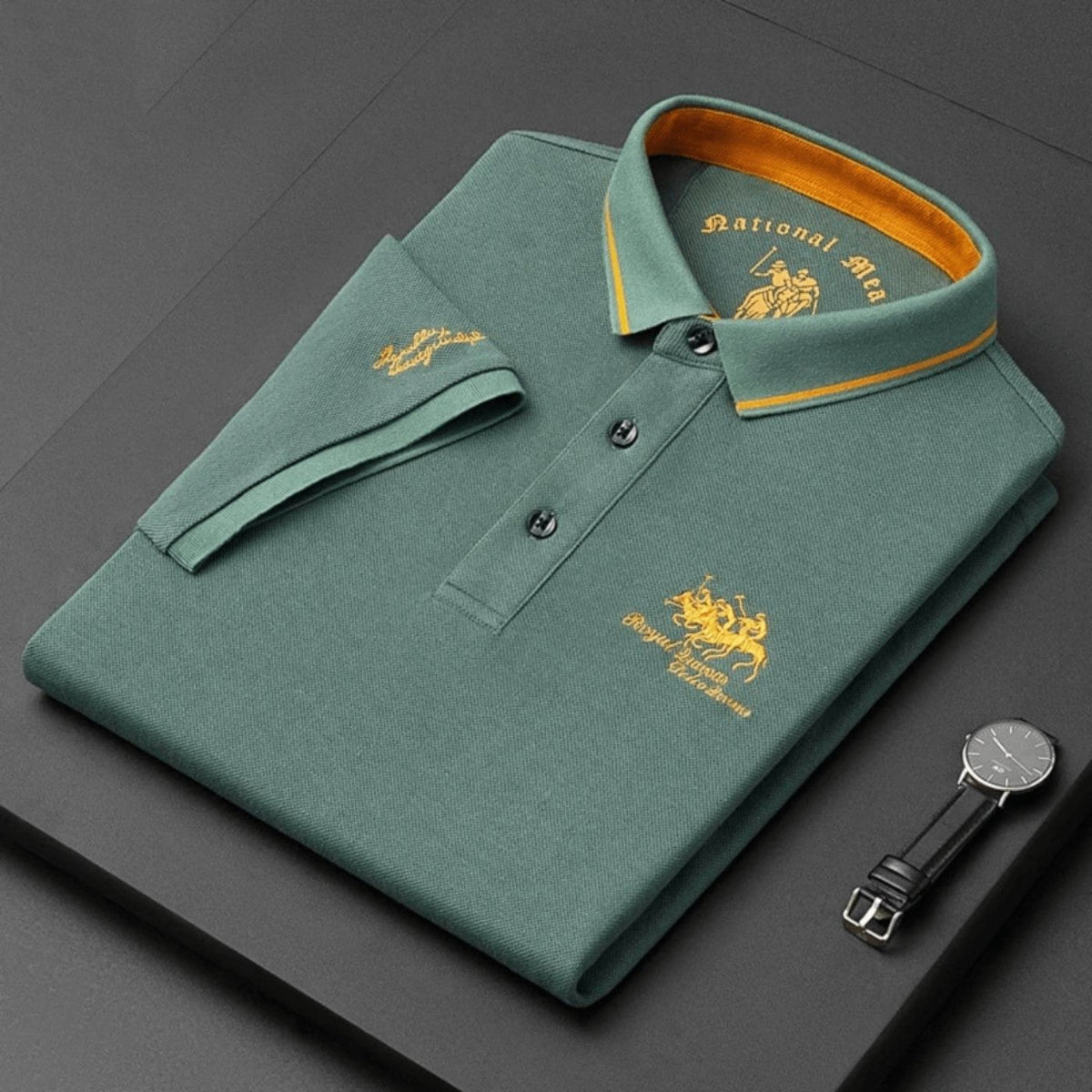 Marina Roca Daniel - Polo Elegante – Verde – photo 10