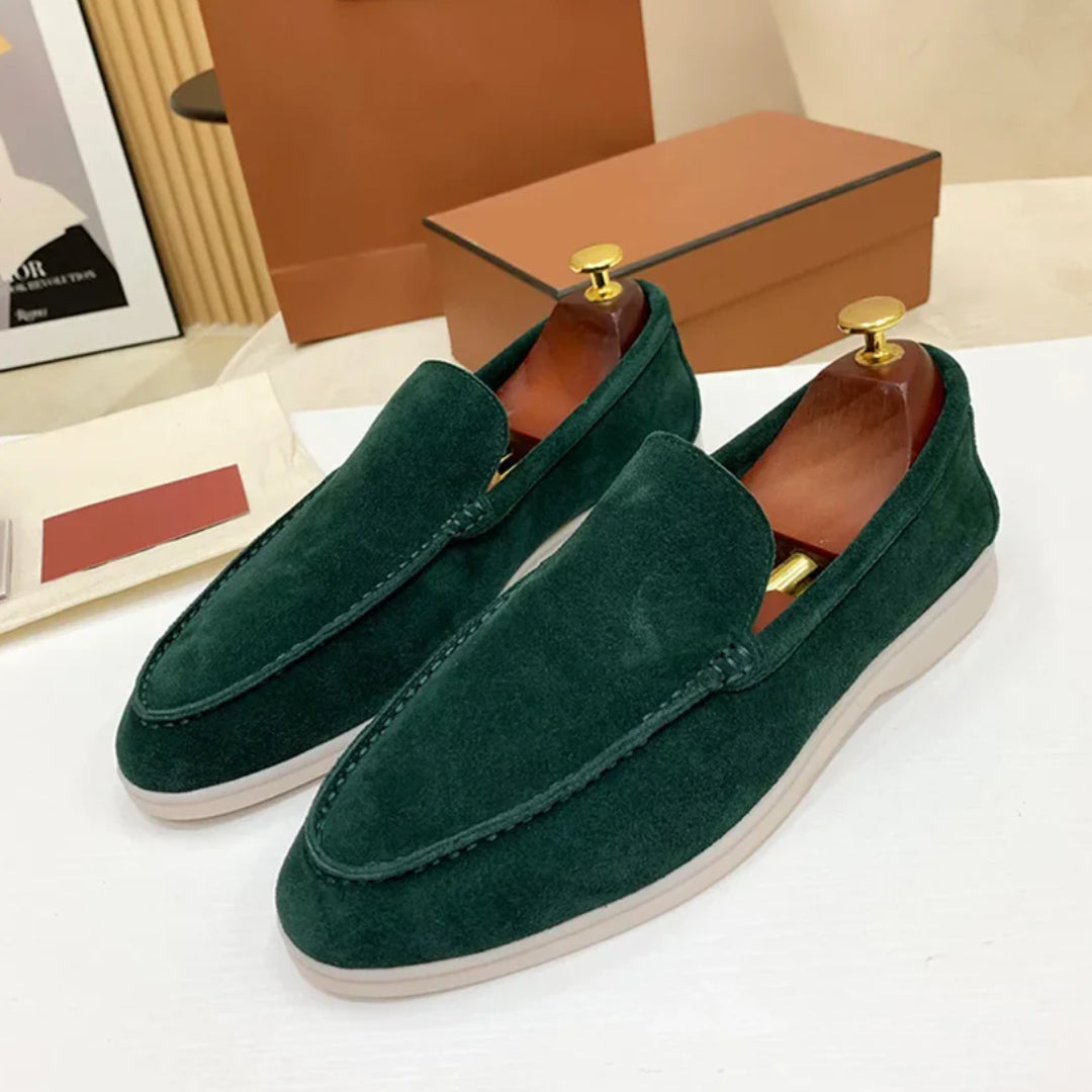 Marina Roca FEDERICO | Mocasines artesanos para hombre – Verde – photo 7