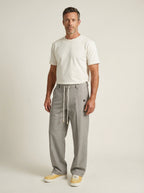Olivia Sur Marco - Pantalón Elegante con Cordón Ajustable – Gris – photo 6