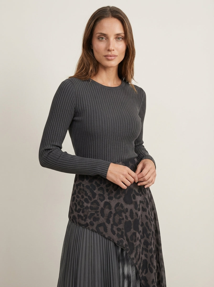Lunoré Clara - Vestido Largo Leopardo