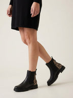 cherystylefashion Chelsea Botas Negras – Detalle Leopardo – photo 3