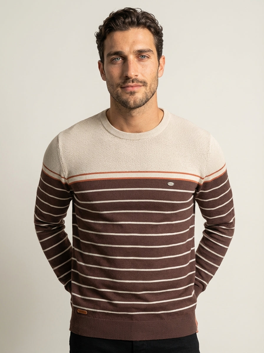 camilleboutique.de Hugo - Jersey Robusto – Marrón – photo 4