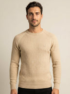 camilleboutique.de Gonzalo - Jersey de Cuadros – Beige – photo 6
