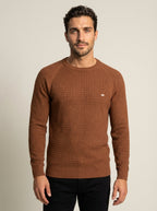 camilleboutique.de Gonzalo - Jersey de Cuadros – Marrón – photo 4