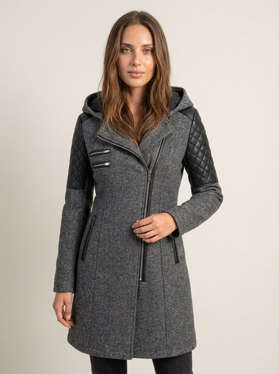 Lindemann Mode Marta - Chaqueta Térmica de Invierno Premium – Gris – photo 6