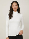 Corrovo Olivia - Jersey de Cuello Alto – Blanco – photo 8