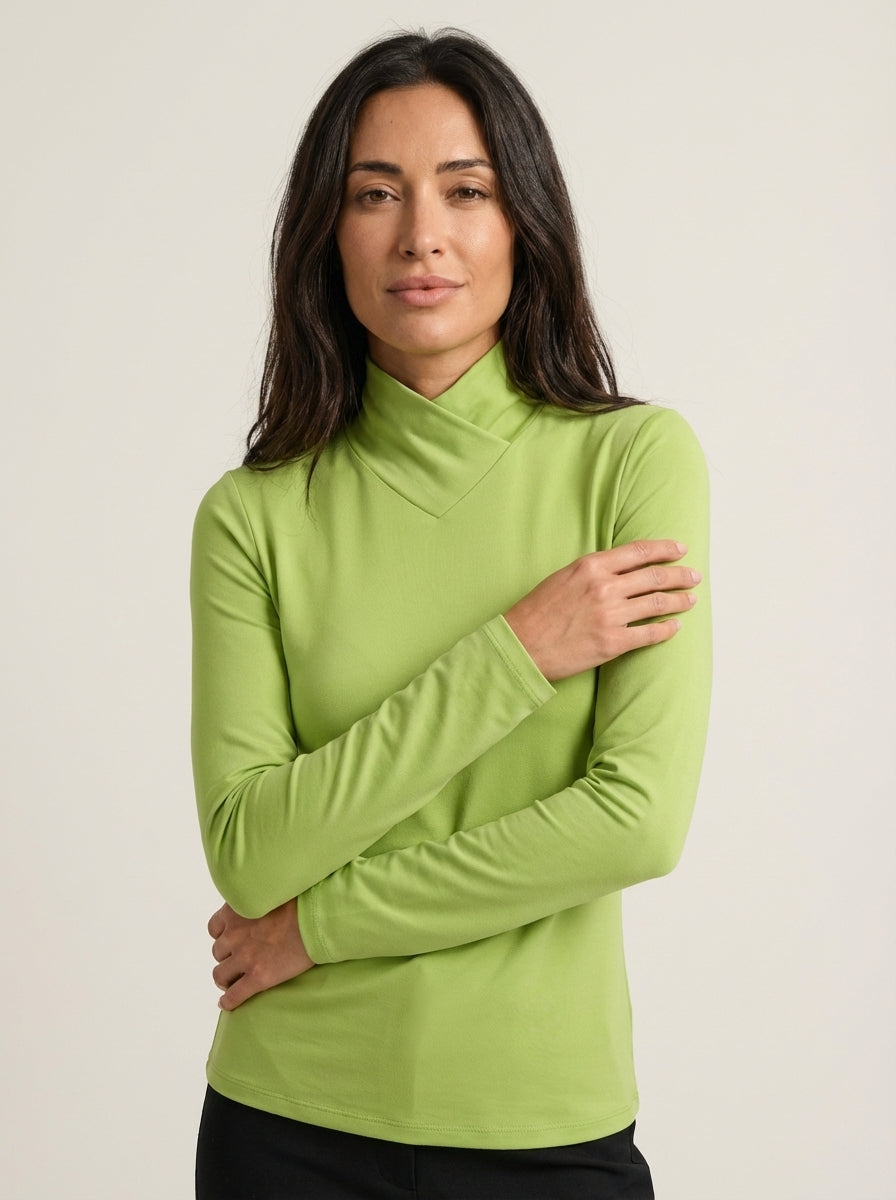 Corrovo Olivia - Jersey de Cuello Alto – Verde – photo 4