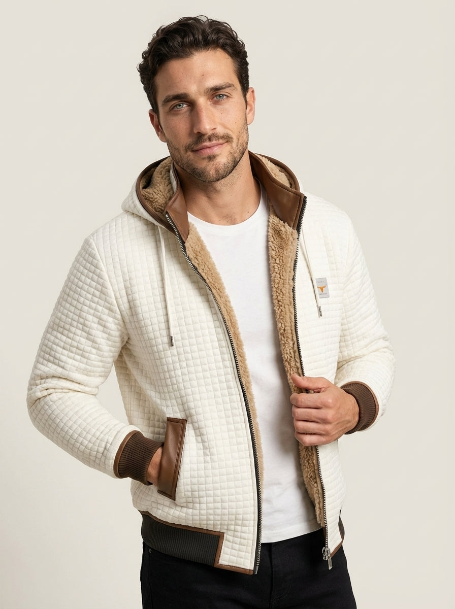 Verrani-Milano Matteo - Chaqueta de Invierno con Forro Polar – Blanco – photo 6