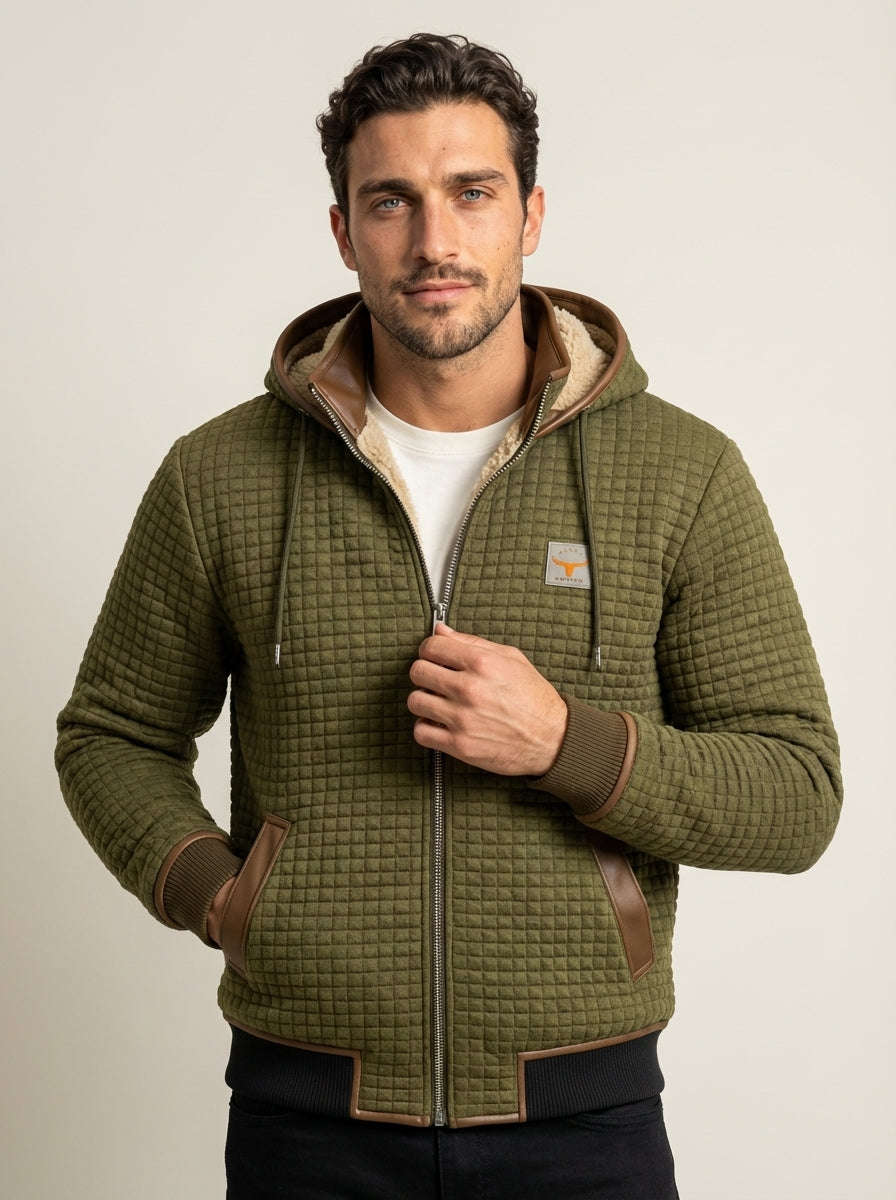 Verrani-Milano Matteo - Chaqueta de Invierno con Forro Polar – Verde Oliva – photo 10