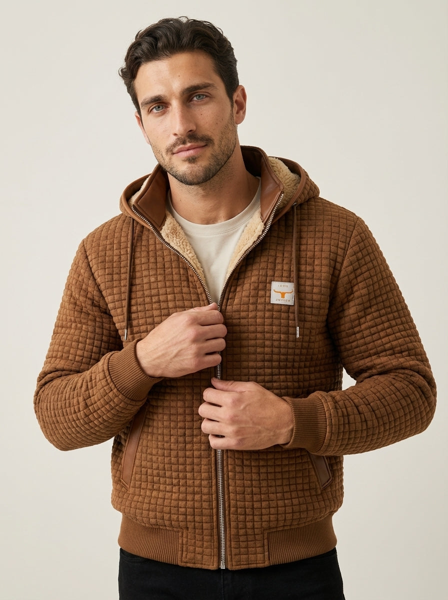 Verrani-Milano Matteo - Chaqueta de Invierno con Forro Polar – Marrón – photo 8