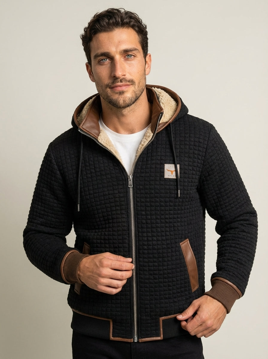 Verrani-Milano Matteo - Chaqueta de Invierno con Forro Polar – Negro – photo 4