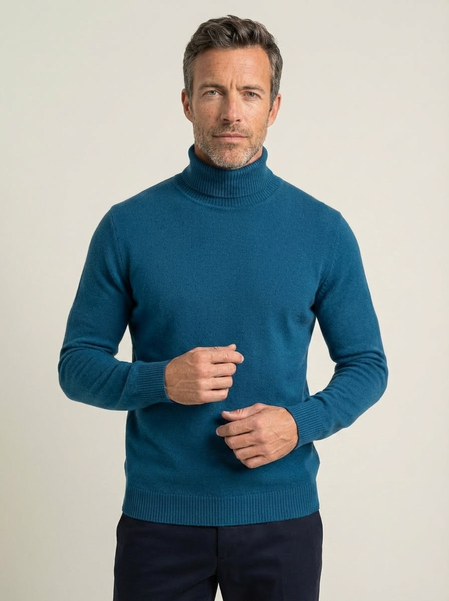 jeaniny Monte Carlo - Jersey de Cachemir Premium – Azul – photo 4