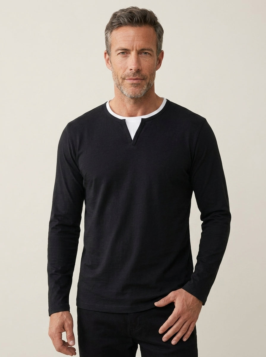 camilleboutique.de Martín - Camiseta Premium Manga Larga – Negro – photo 6