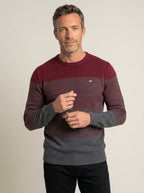 camilleboutique.de Antonio - Jersey Estilo Masculino con Máximo Confort – Rojo – photo 6