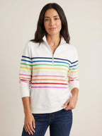 Aubert Paris Marie - Jersey Casual con Comodidad y Estilo Colorido – Blanco – photo 6