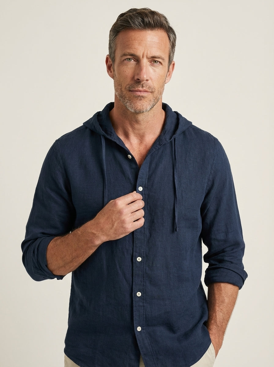 MITA Duval - Camisa de Lujo con Capucha – Negro – photo 12