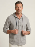 MITA Duval - Camisa de Lujo con Capucha – Gris – photo 6
