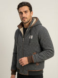 Verrani-Milano Matteo - Chaqueta de Invierno con Forro Polar – Gris