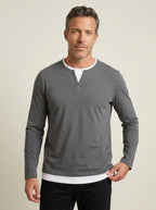 camilleboutique.de Martín - Camiseta Premium Manga Larga – Gris