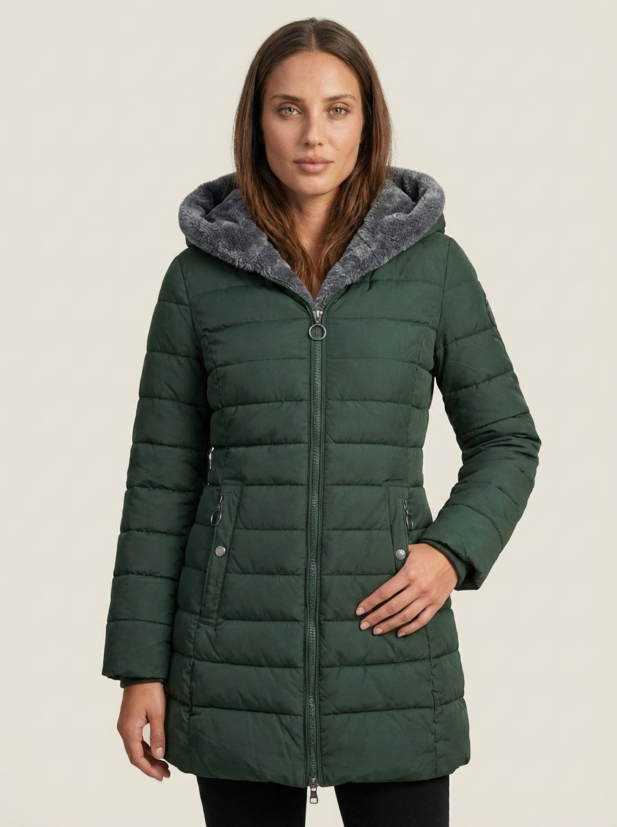 Romy Dortmund Olivia - Chaqueta de Invierno Acolchada – Verde Oscuro