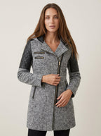 Lindemann Mode Marta - Chaqueta Térmica de Invierno Premium – Gris Claro