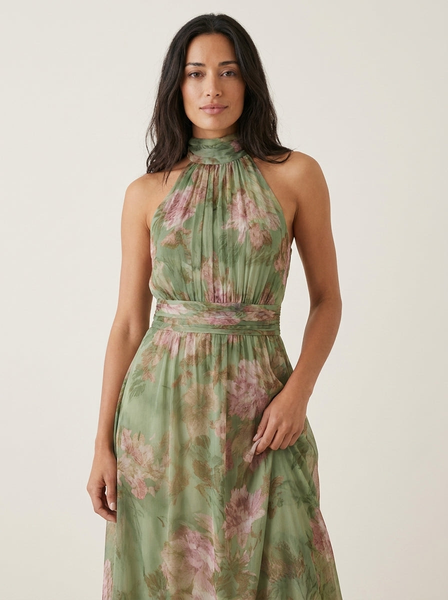 Emma Modehaus Sofía - Elegante Vestido de Verano con Estampado Floral