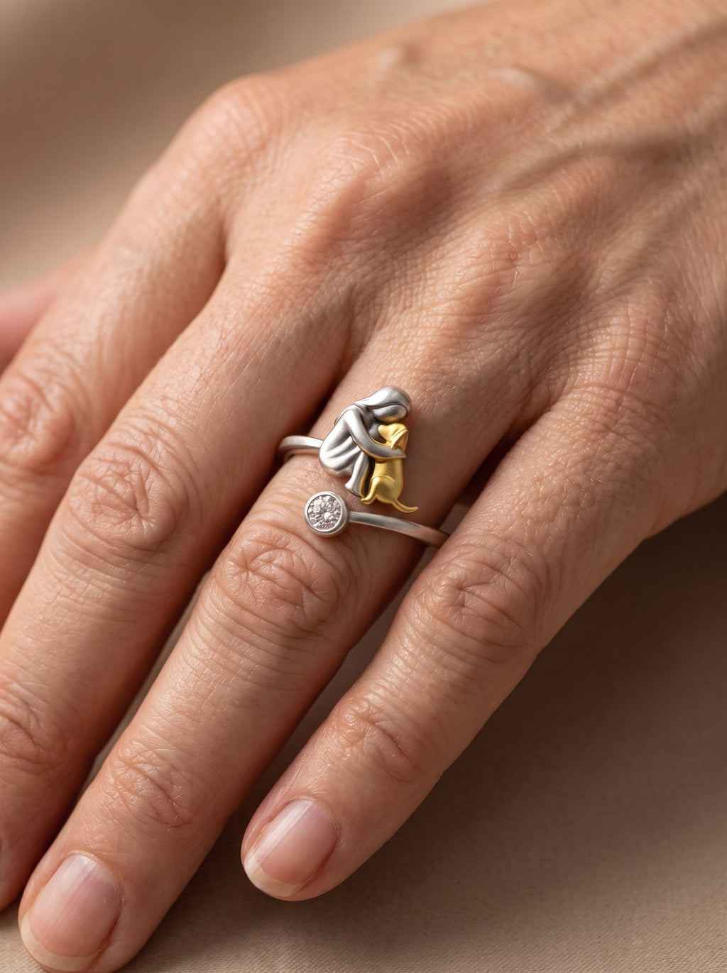 Marina Roca El Abrazo Eterno - Anillo Ajustable – photo 4