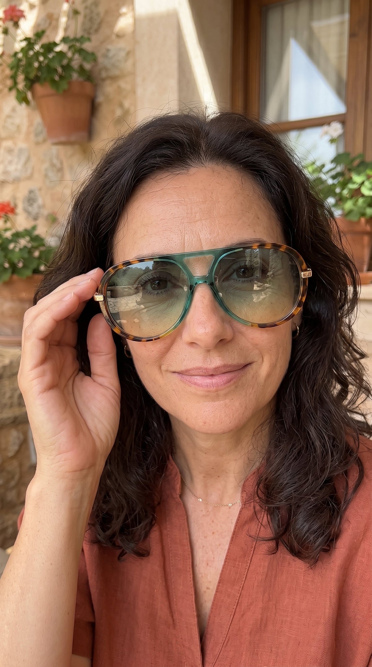 Marina Roca Gafas de sol aviador Panther