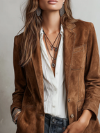 BIANCA MÓDENA Cristina ⎸ Blazer Vintage Marrón – photo 3