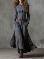 Marina Roca Vestido de ante Azucena – Gris – photo 9