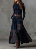 Marina Roca Vestido de ante Azucena – photo 2
