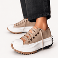 Clara | Zapatillas de plataforma con suela dentada - Carmen Teruel
