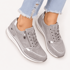 Paula | Zapatillas con cremallera lateral - Carmen Teruel