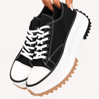 Clara | Zapatillas de plataforma con suela dentada - Carmen Teruel
