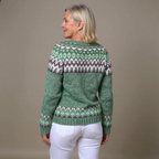 Anamartinezmadrid Lila | Cárdigan de Punto Jacquard Estilo Fair Isle – photo 2