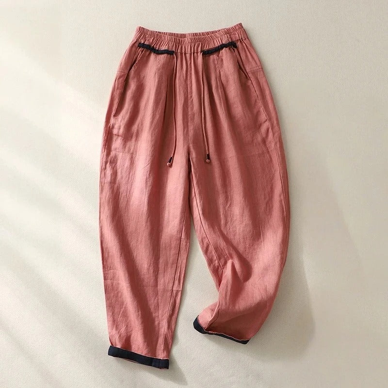 Marina Roca Mila | Pantalones con Cuerda Sin Esfuerzo – Rosa – photo 3