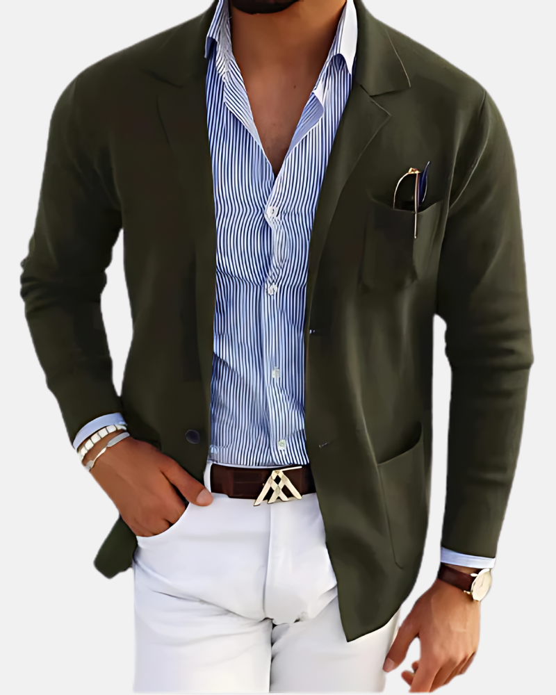 Marina Roca ALESSANDRO | Chaqueta casual de temporada – Verde – photo 7