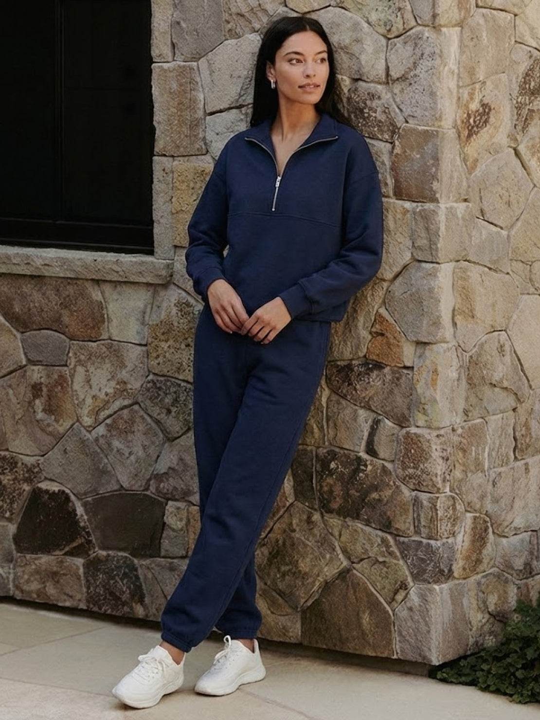 Anamartinezmadrid Patricia | Conjunto de Chaqueta con Cremallera y Pantalón Recto – photo 2