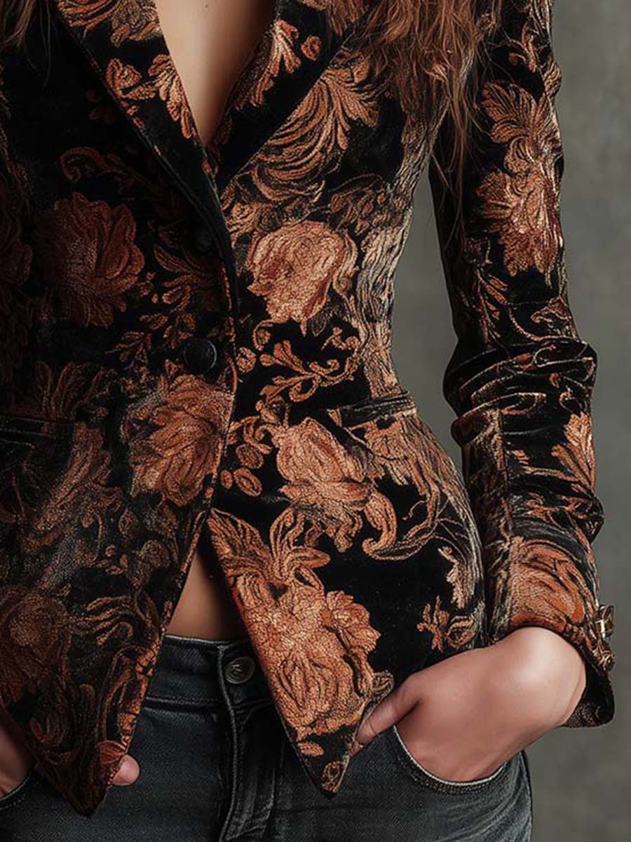 BIANCA MÓDENA Celeste - Blazer con Estampado Floral – photo 4