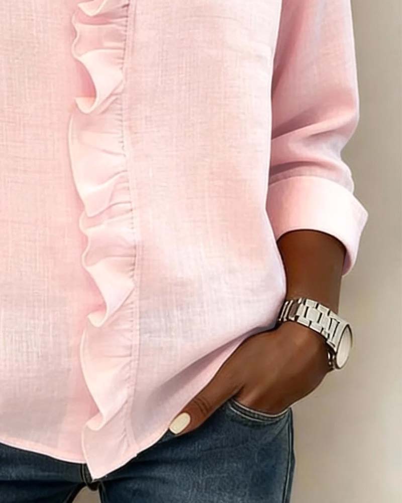 Marina Roca Beatriz - Blusa Fruncida con Escote en V – photo 8