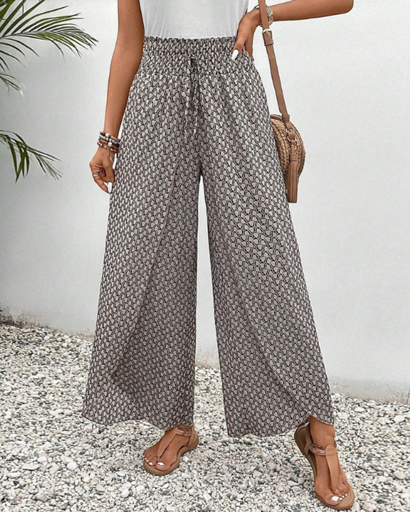 Marina Roca Fiorella | Pantalones Impresos con Volantes – photo 2
