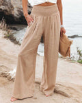 Marina Roca Ornella | Pantalones de Pierna Ancha – Beige (Casi agotado) – photo 2