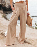 Marina Roca Ornella | Pantalones de Pierna Ancha – Beige (Casi agotado) – photo 2