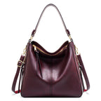 Marina Roca Carmela | Bolso de cuero – Vino tinto – photo 3