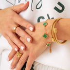 Marina Roca Amanda | Pulsera espiral triple bañada en oro de 18 quilates – photo 8