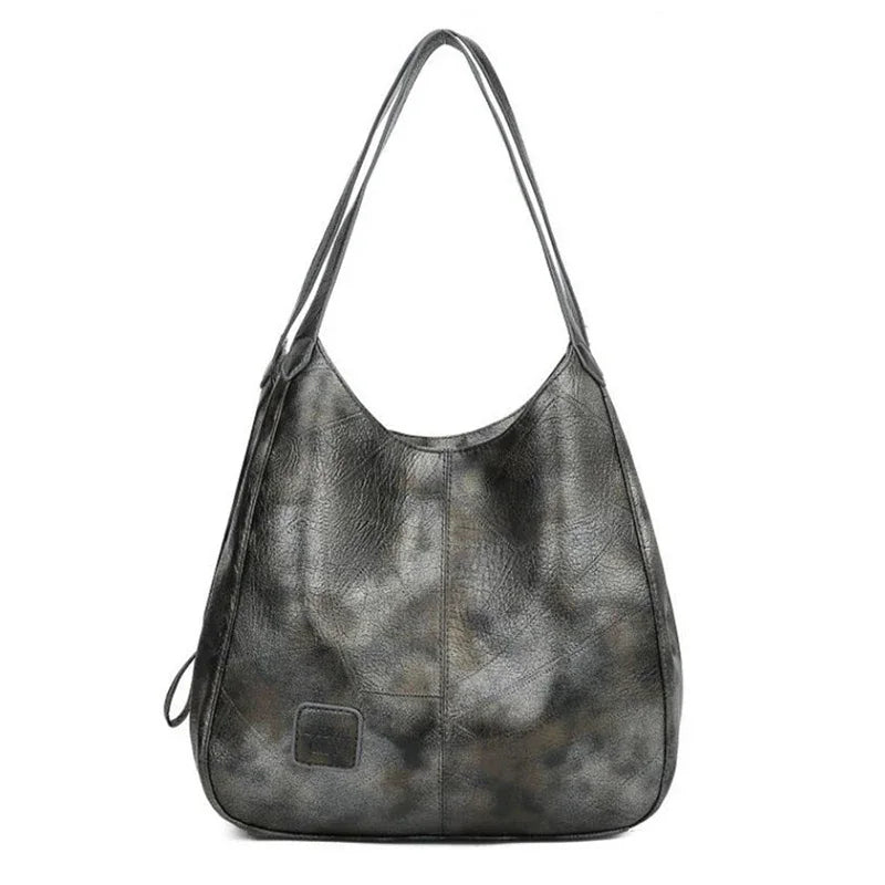 Marina Roca Emilia | Bolso de mano vintage – Gris – photo 11