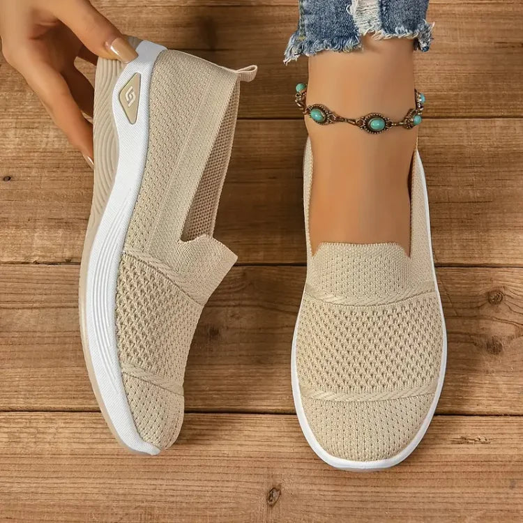 Anamartinezmadrid Cintia | Zapatillas Sin Cordones con Plataforma Amortiguada – Beige – photo 9