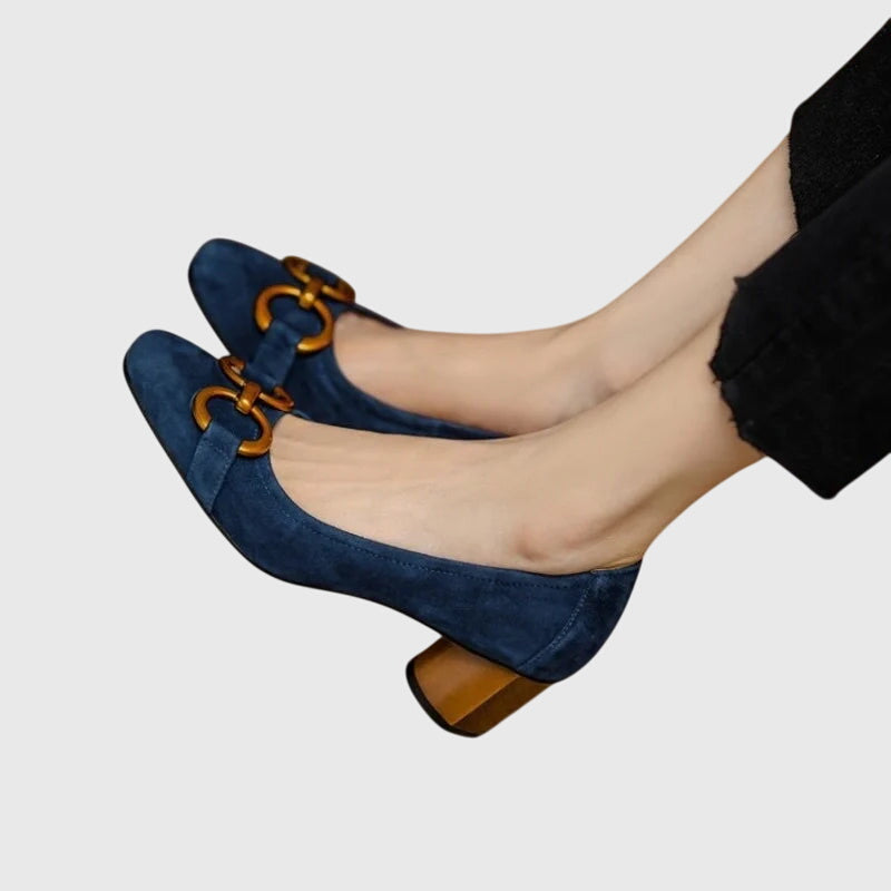 Marina Roca DOROTHY | Tacones altos elegantes y sofisticados – Azul oscuro – photo 2