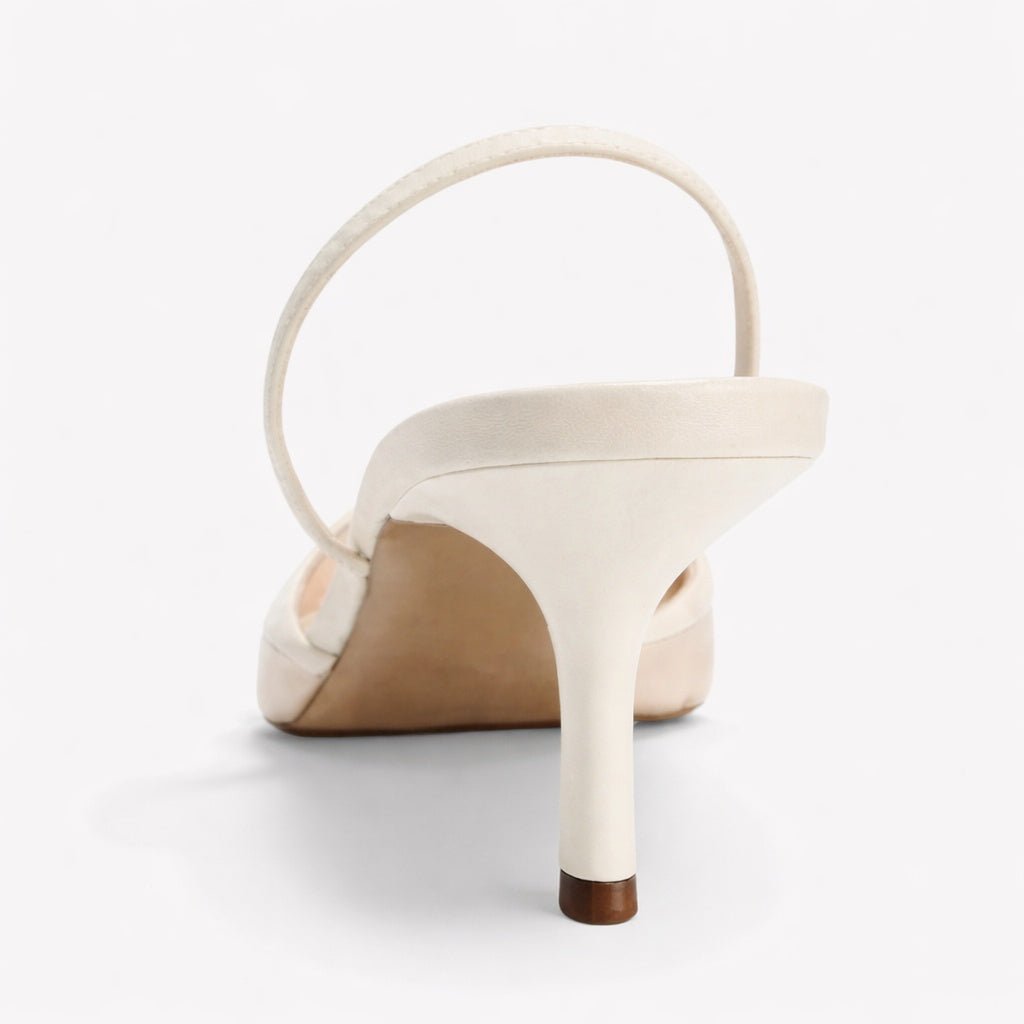 Cayetana | Zapatos Slingback de Tacón Kitten con Bordado Floral - Carmen Teruel